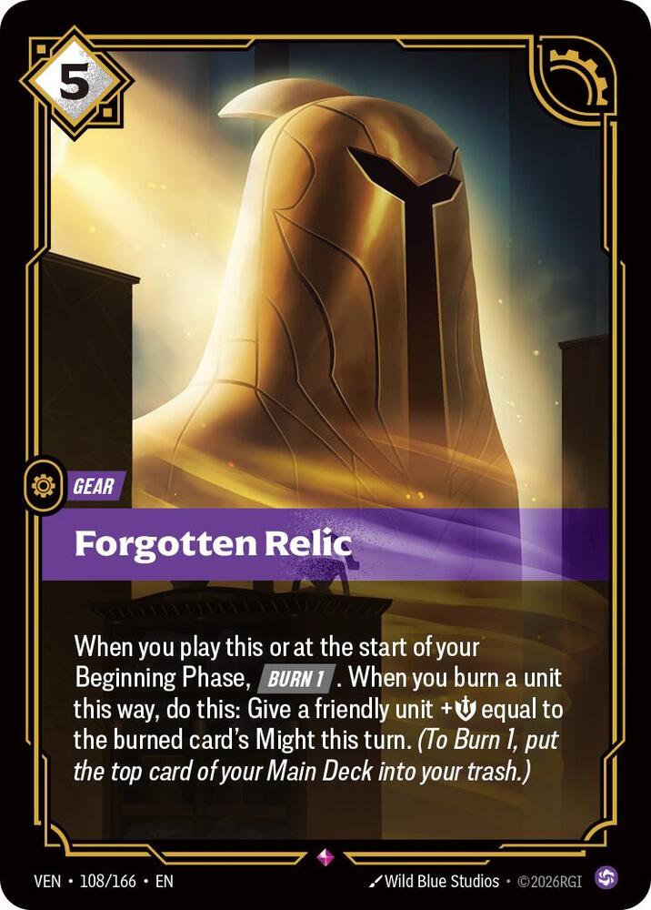 Forgotten Relic 108/166 (Vendetta)  - Foil | Chromatic Games
