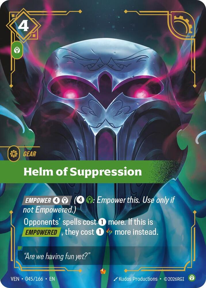 Helm of Suppression 045/166 (Vendetta)  - Foil | Chromatic Games