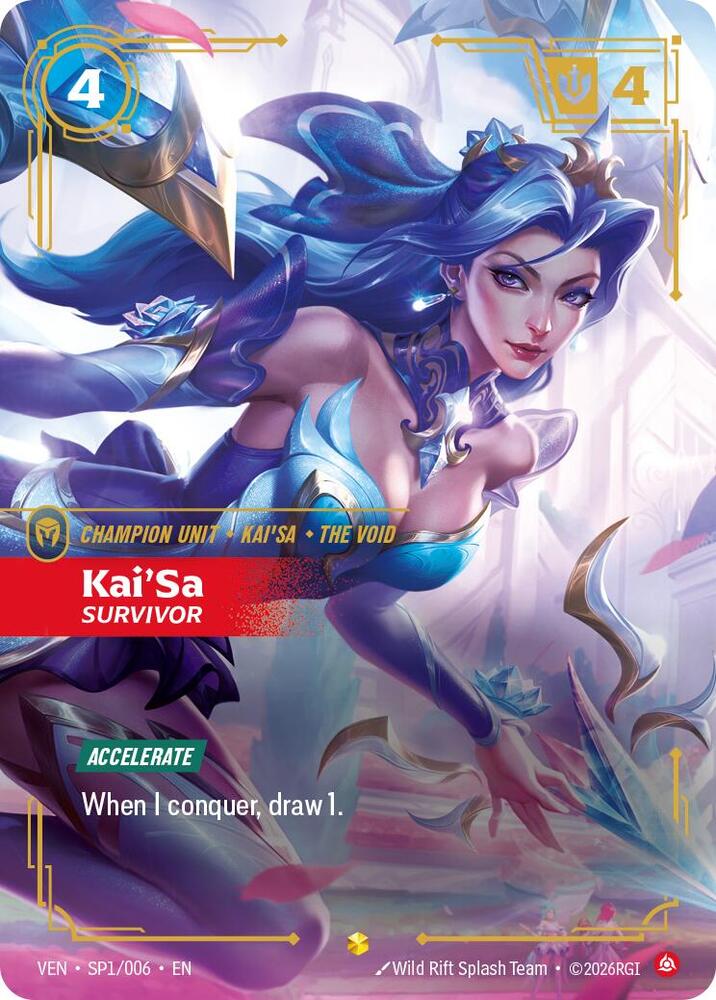 Kai'Sa - Survivor SP1/006 (Vendetta)  - Foil | Chromatic Games