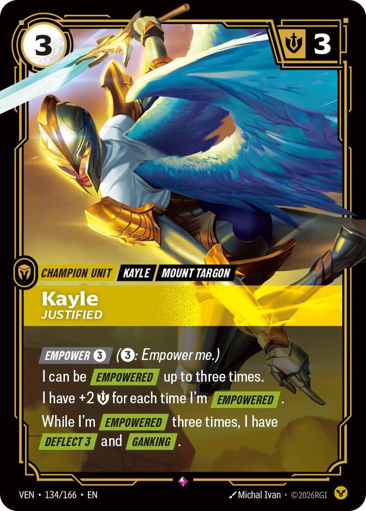 Kayle - Justified 134/166 (Vendetta)  - Foil | Chromatic Games
