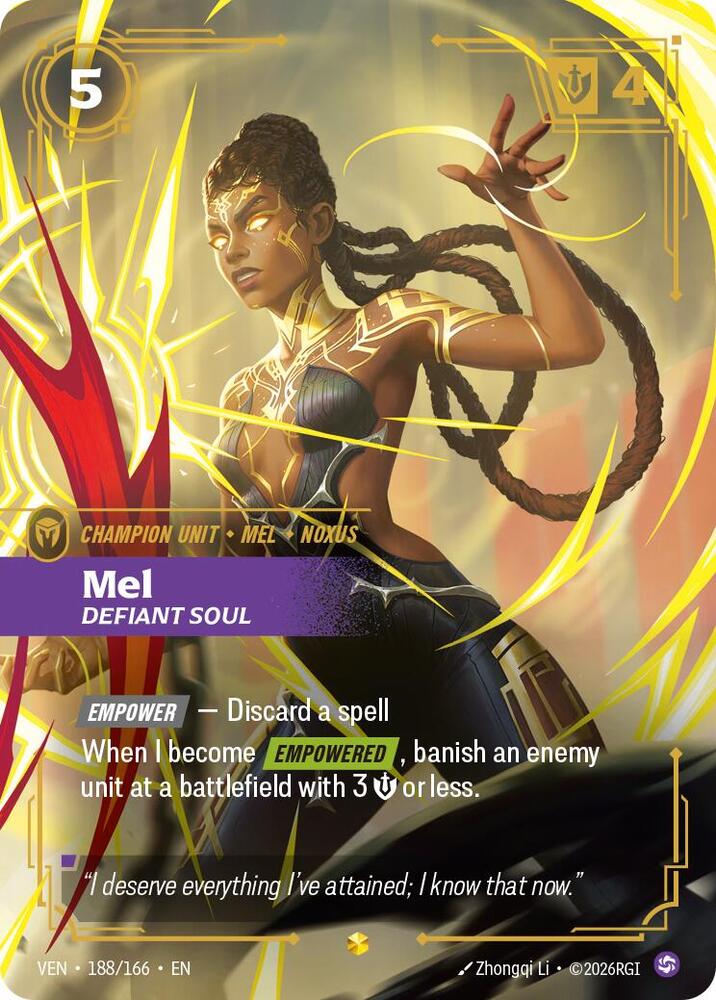 Mel - Defiant Soul 188/166 (Vendetta)  - Foil | Chromatic Games