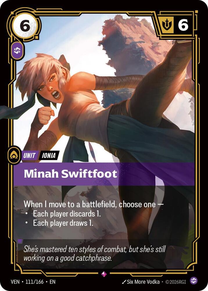 Minah Swiftfoot 111/166 (Vendetta)  - Foil | Chromatic Games