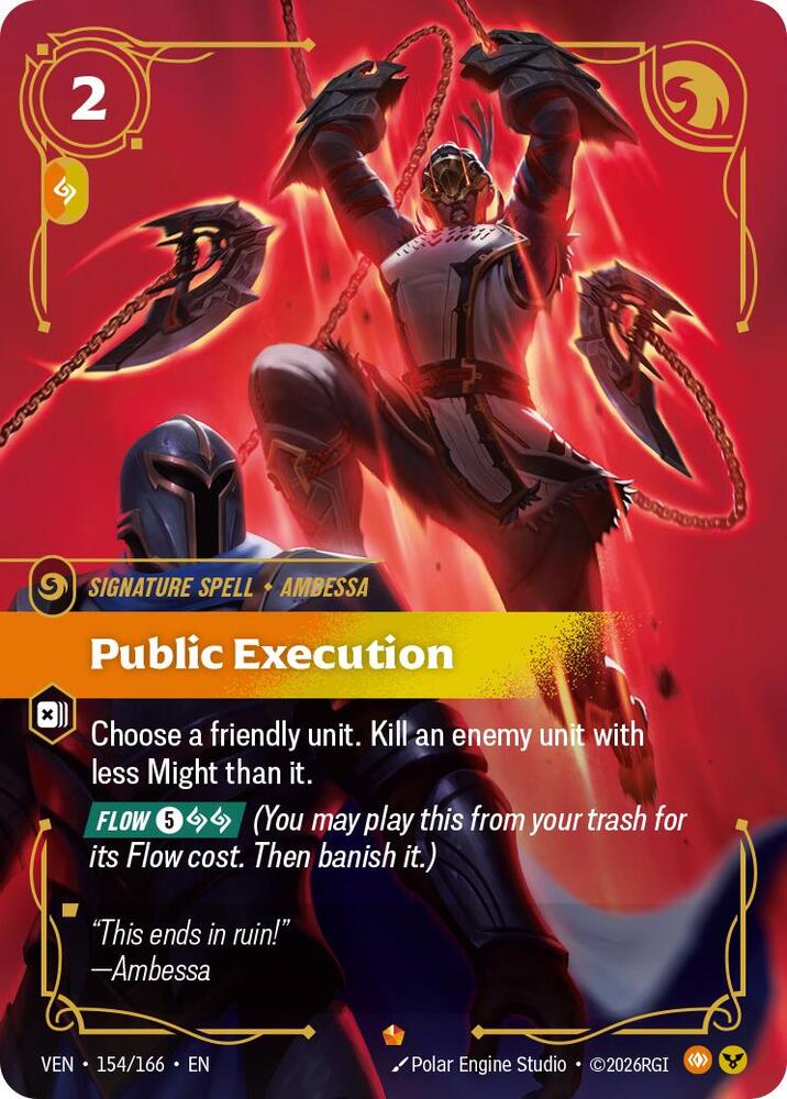 Public Execution 154/166 (Vendetta)  - Foil | Chromatic Games
