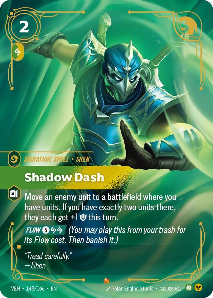 Shadow Dash 148/166 (Vendetta)  - Foil | Chromatic Games