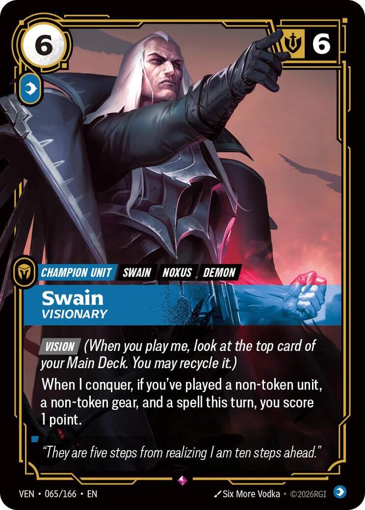 Swain - Visionary 065/166 (Vendetta)  - Foil | Chromatic Games