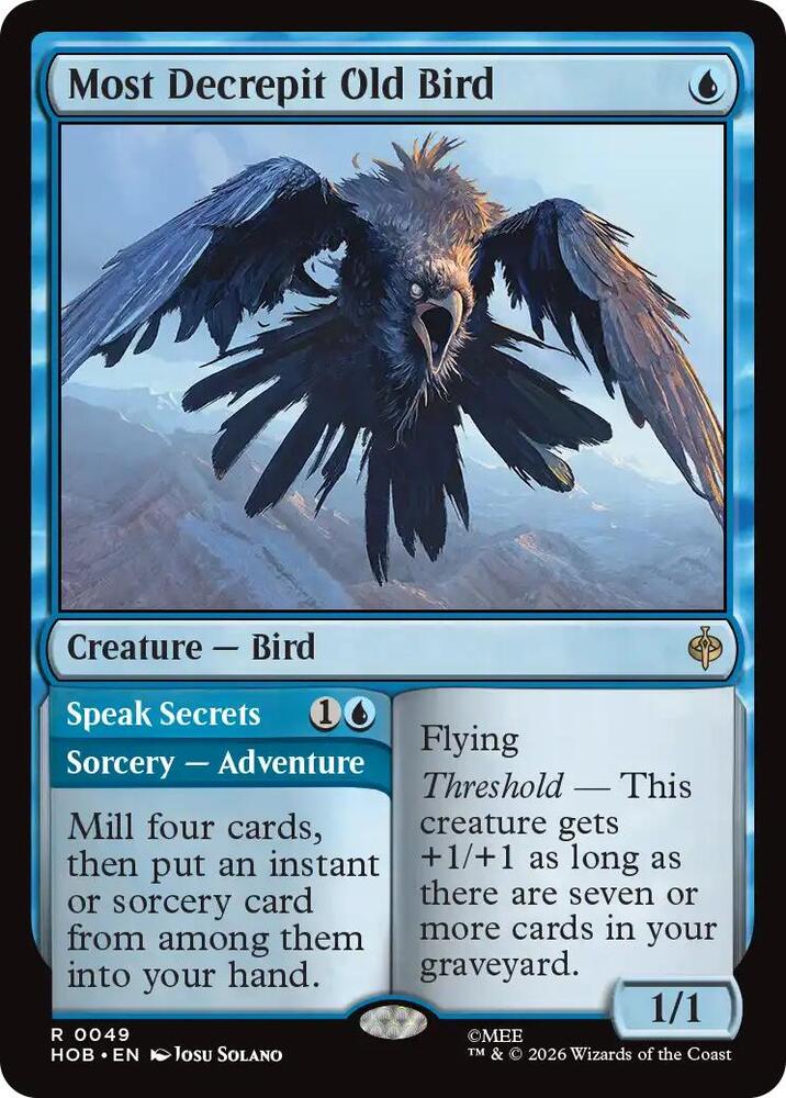 Most Decrepit Old Bird // Speak Secrets 49 (The Hobbit)  | Chromatic Games