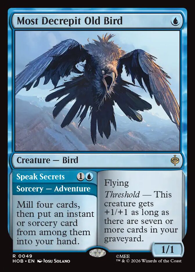 Most Decrepit Old Bird // Speak Secrets 49 (The Hobbit)  - Foil | Chromatic Games