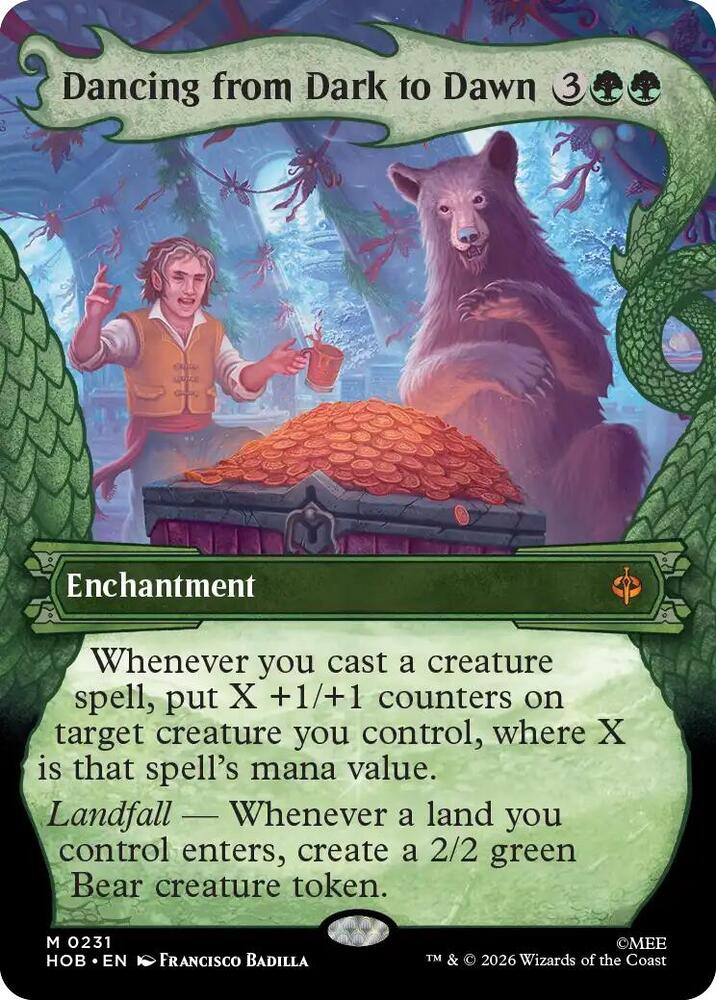 Dancing from Dark to Dawn 231 (The Hobbit)  - Showcase Foil | Chromatic Games