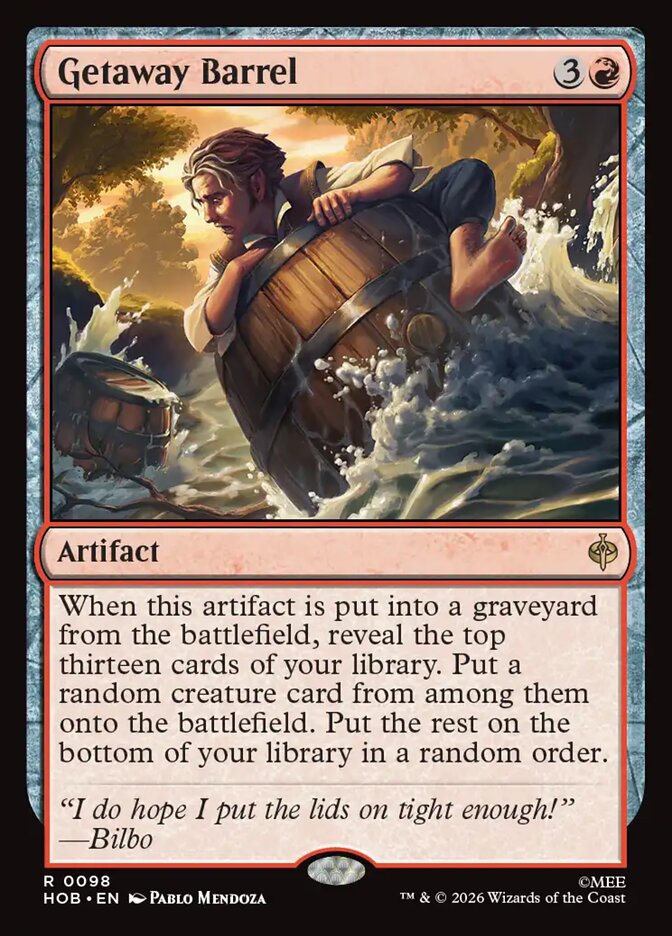 Getaway Barrel 98 (The Hobbit)  - Foil | Chromatic Games