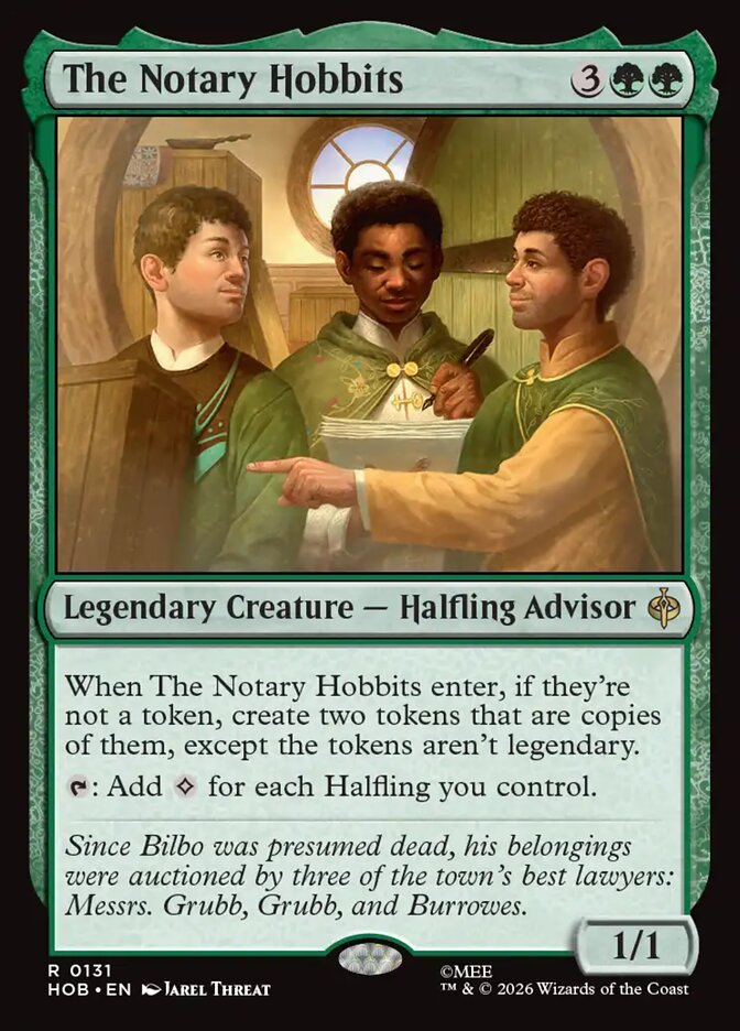 The Notary Hobbits 131 (The Hobbit)  | Chromatic Games