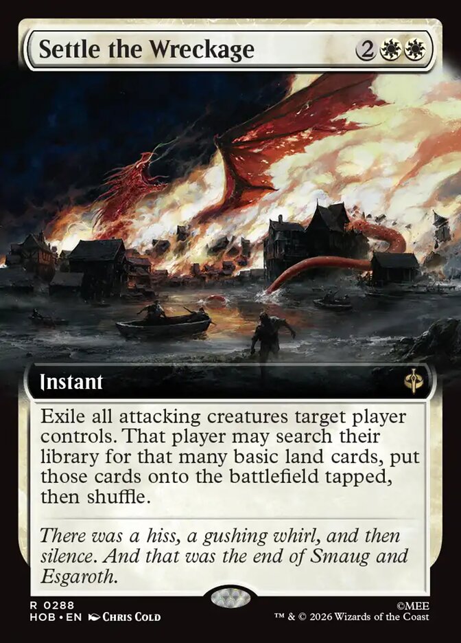 Settle the Wreckage 288 (The Hobbit)  - Extended Art Foil | Chromatic Games