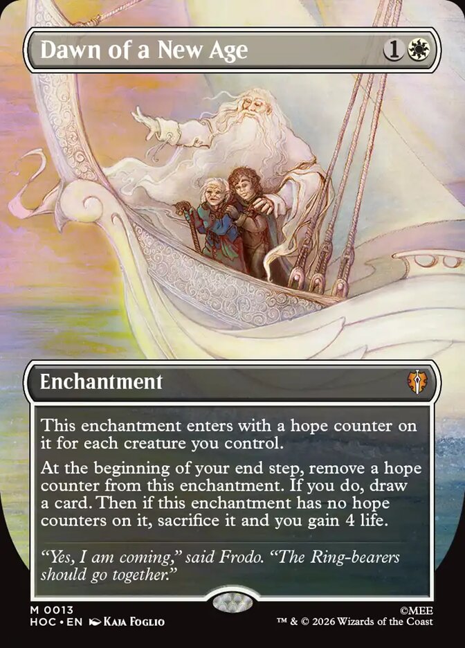 Dawn of a New Age 13 (The Hobbit: Eternal-Legal)  - Borderless Foil | Chromatic Games