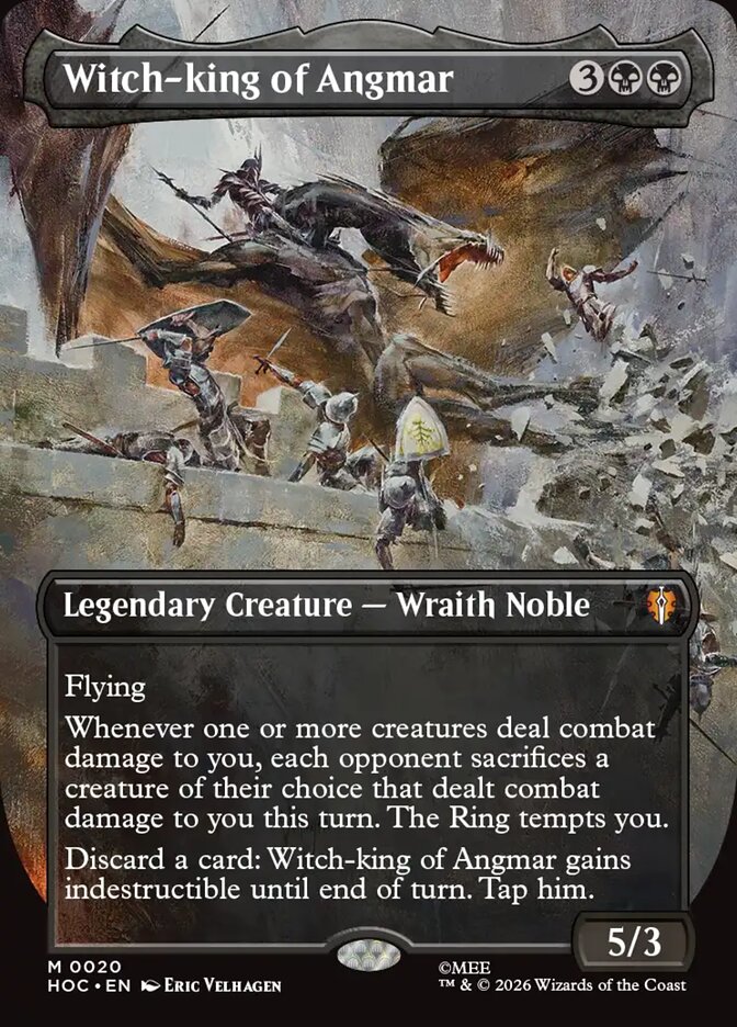 Witch-king of Angmar 20 (The Hobbit: Eternal-Legal)  - Borderless Foil | Chromatic Games