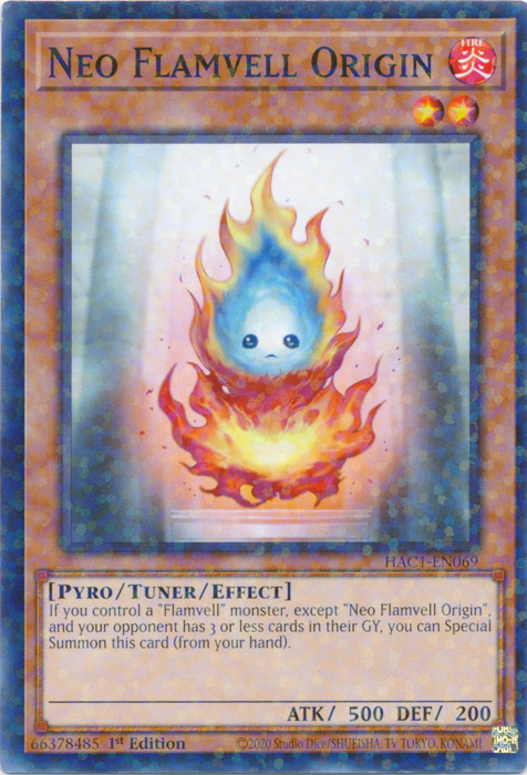 Neo Flamvell Origin (Duel Terminal) [HAC1-EN069] Common | Chromatic Games