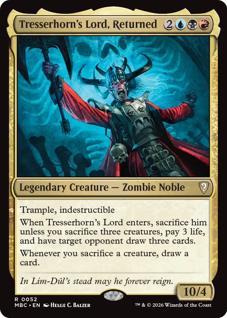 Tresserhorn's Lord, Returned [Mystery Booster: Commander Edition] | Chromatic Games