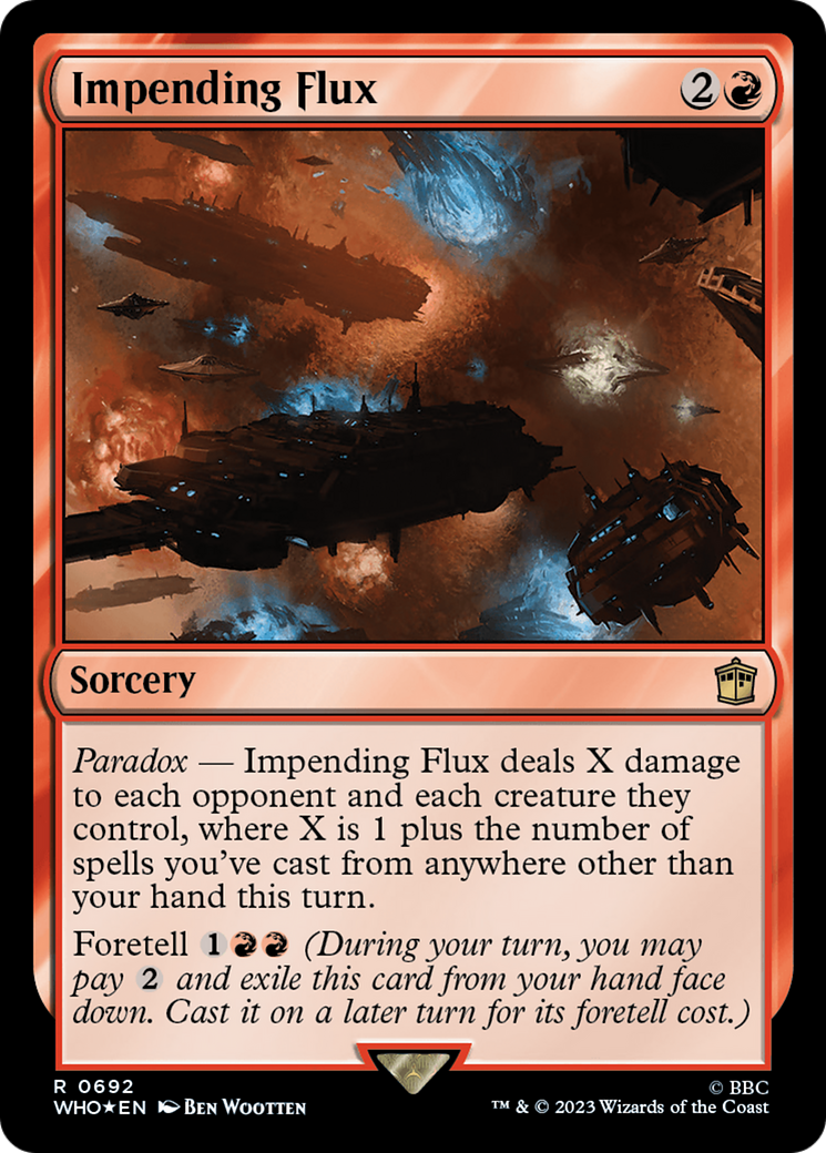Impending Flux (Surge Foil) [Doctor Who] | Chromatic Games