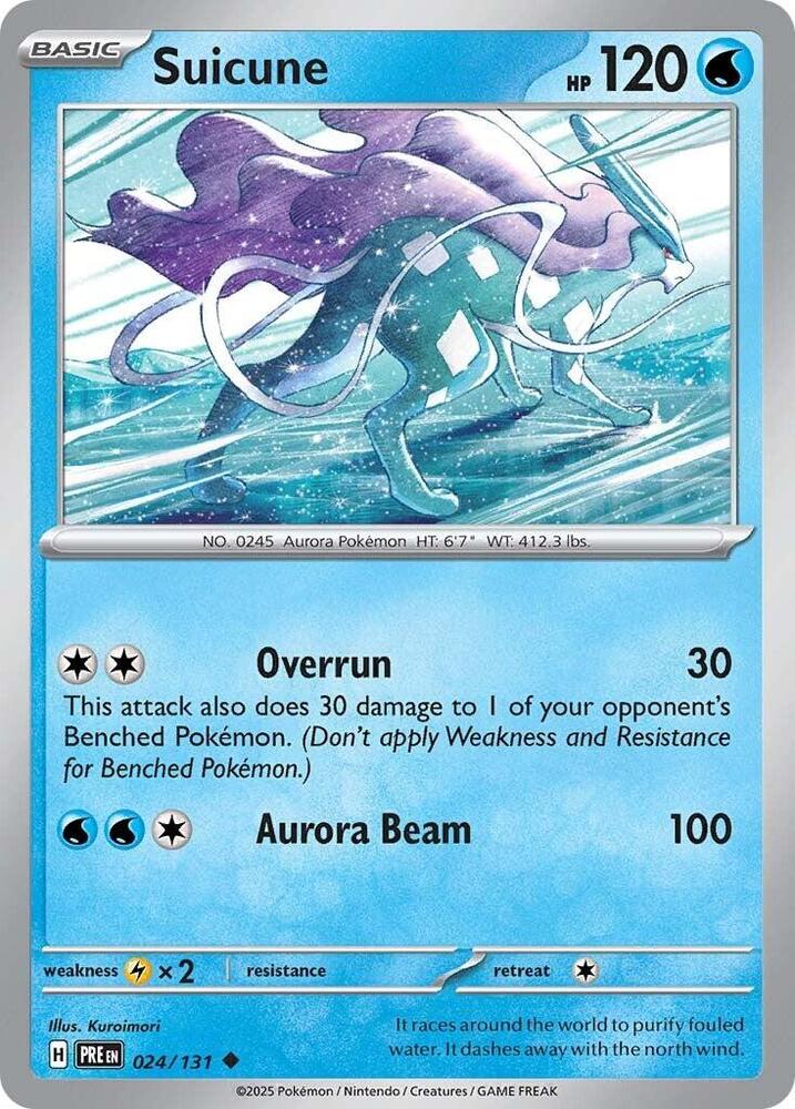 Suicune (024/131) [Scarlet & Violet: Prismatic Evolutions] | Chromatic Games
