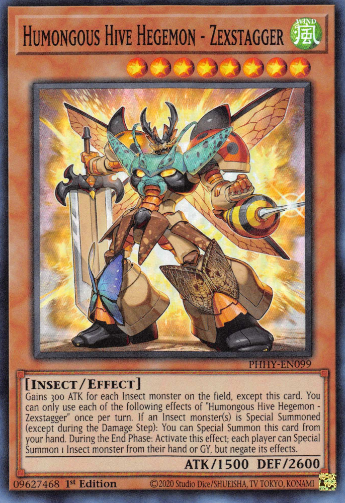 Humongous Hive Hegemon - Zexstagger [PHHY-EN099] Super Rare | Chromatic Games