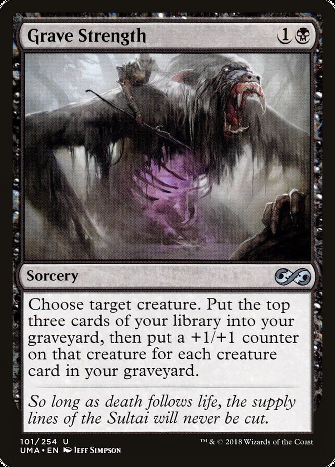 Grave Strength 101/254 (Ultimate Masters)  | Chromatic Games