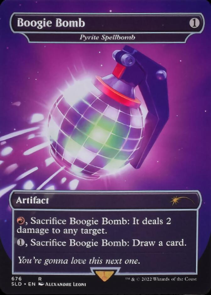 Pyrite Spellbomb - Boogie Bomb (Borderless) [Secret Lair Drop Promos] | Chromatic Games