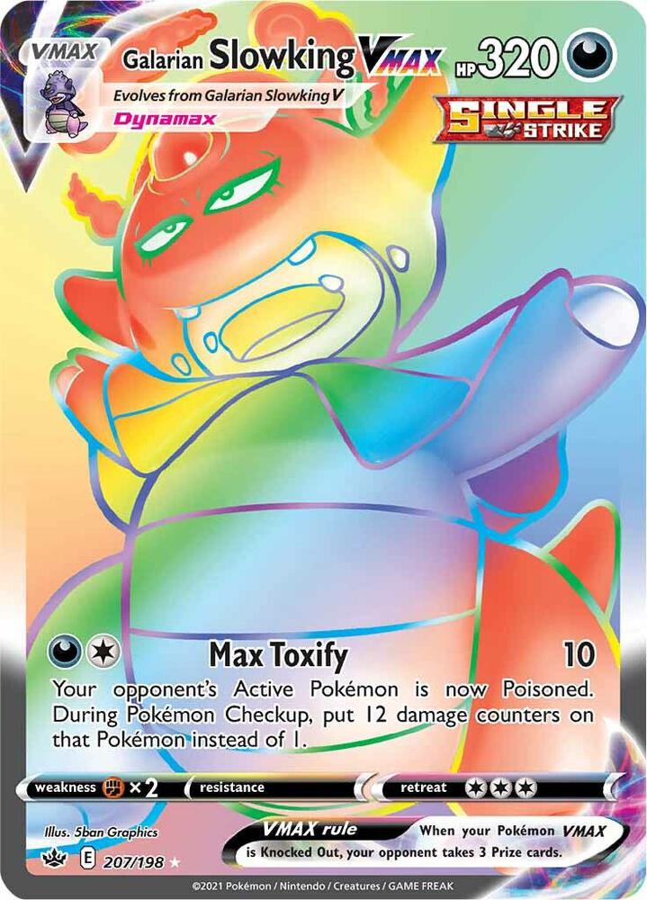 Galarian Slowking VMAX Secret 207/198 (SWSH06: Chilling Reign)  - Holofoil | Chromatic Games