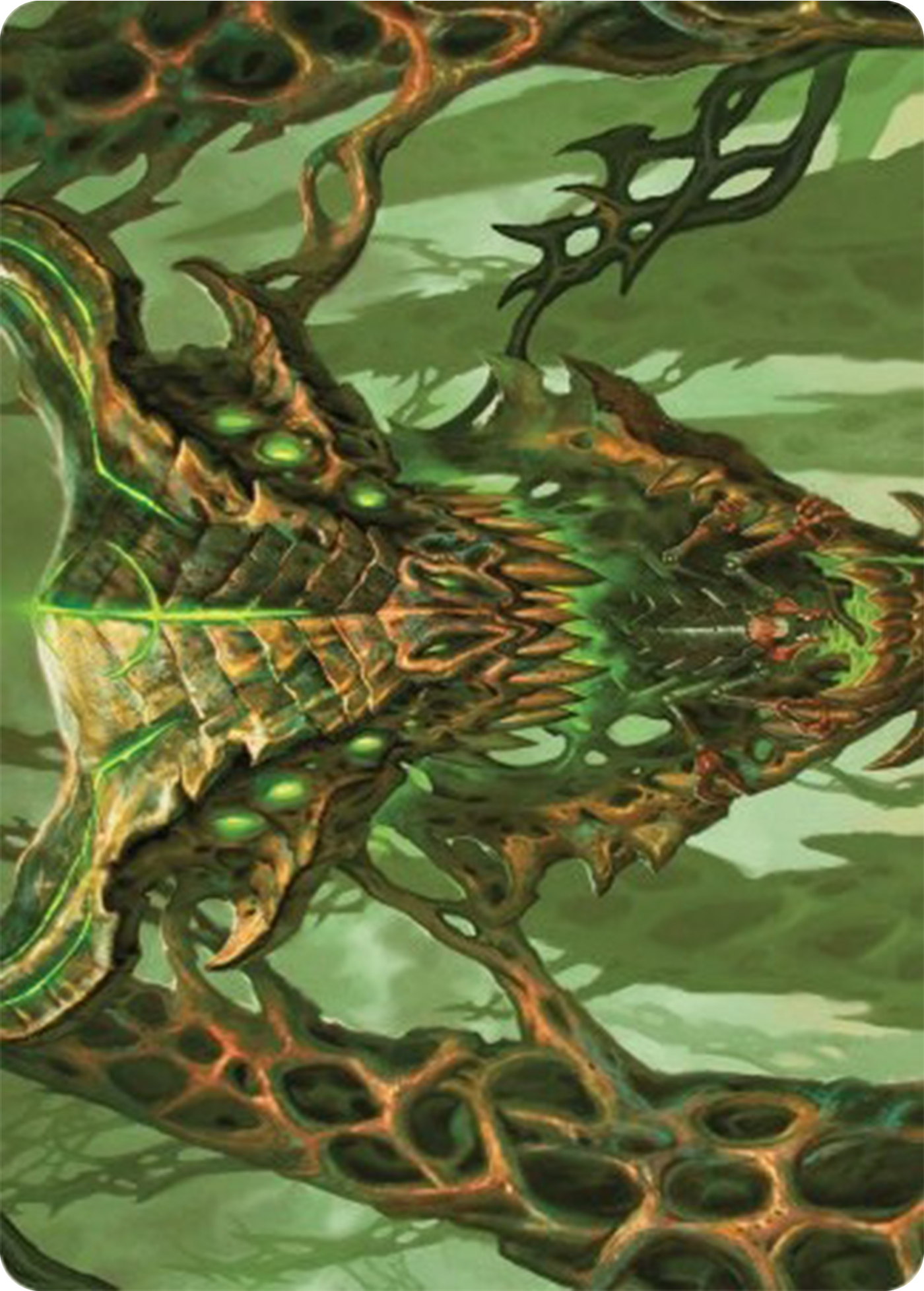 Colossal Dreadmask Art Card [Modern Horizons 3 Art Series] | Chromatic Games