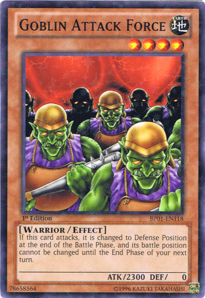 Goblin Attack Force [BP01-EN118] Starfoil Rare | Chromatic Games