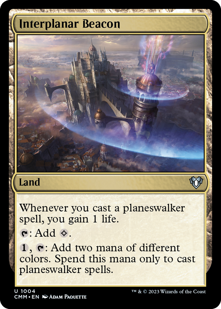 Interplanar Beacon [Commander Masters] | Chromatic Games