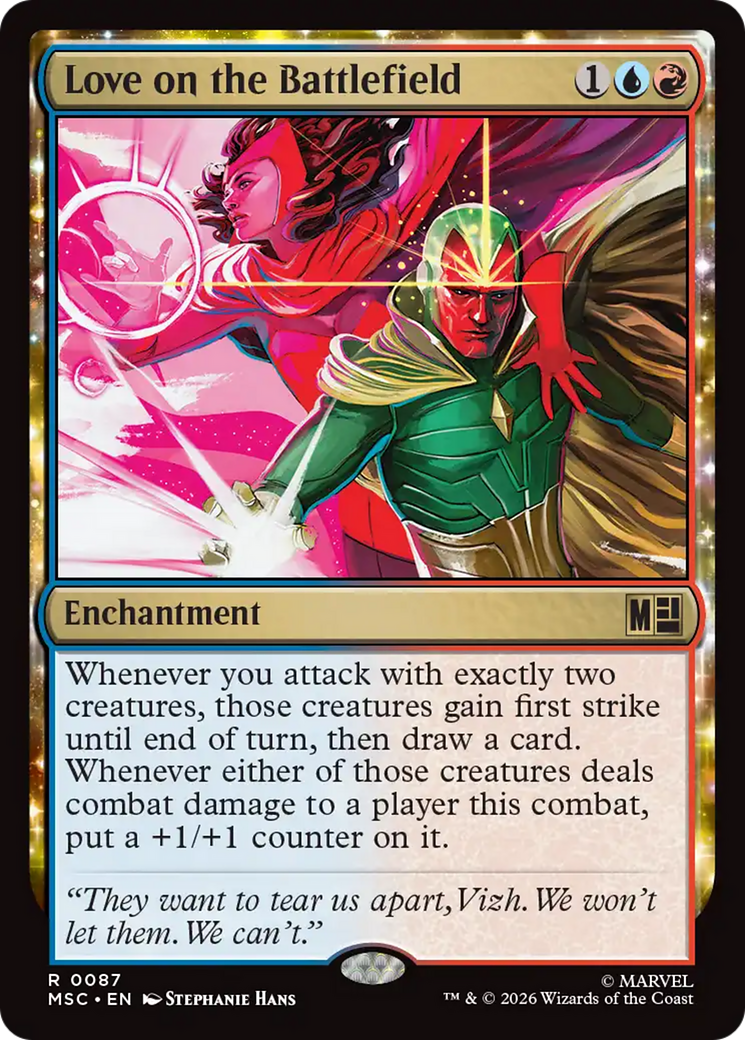 Love on the Battlefield (Surge Foil) [Marvel Super Heroes Commander] | Chromatic Games