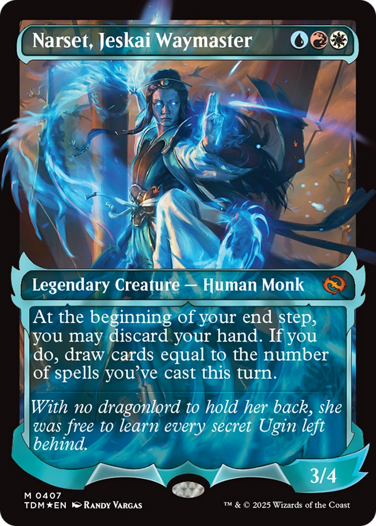 Narset, Jeskai Waymaster (Showcase) [Tarkir: Dragonstorm] | Chromatic Games