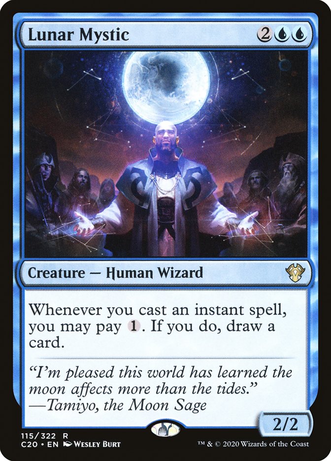 Lunar Mystic 115/322 (Commander 2020)  | Chromatic Games