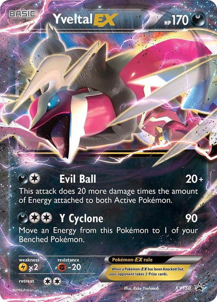 Yveltal EX Shiny XY150 (XY Promos)  - Holofoil | Chromatic Games
