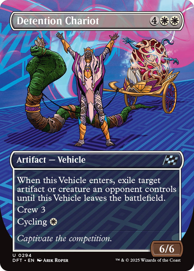 Detention Chariot (Borderless) [Aetherdrift] | Chromatic Games