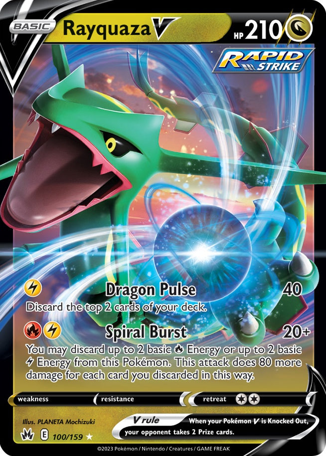 Rayquaza V 100/159 (Jumbo Card) [Sword & Shield: Evolving Skies] | Chromatic Games