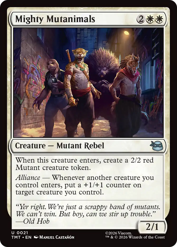 Mighty Mutanimals [Teenage Mutant Ninja Turtles] | Chromatic Games