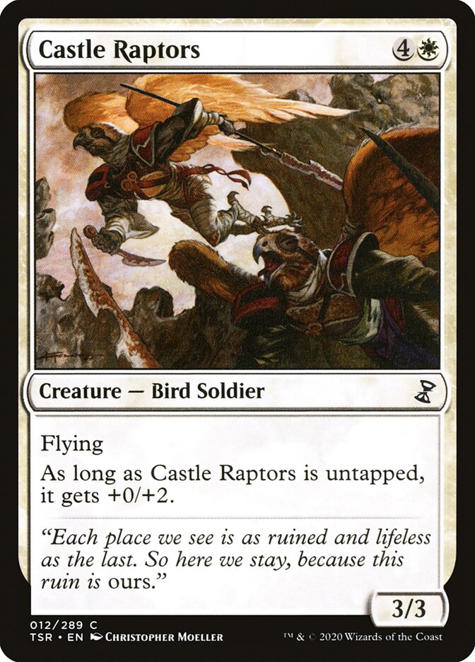 Castle Raptors 12/289 (Time Spiral: Remastered)  | Chromatic Games