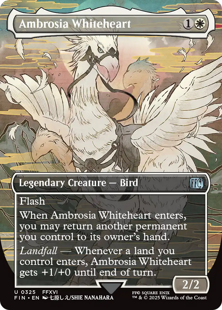 Ambrosia Whiteheart (Borderless) [FINAL FANTASY] | Chromatic Games