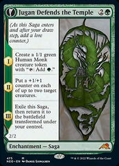 Jugan Defends the Temple // Remnant of the Rising Star (Extended Art) [Kamigawa: Neon Dynasty] | Chromatic Games