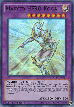 Masked Hero Koga [SDHS-EN042] Super Rare | Chromatic Games