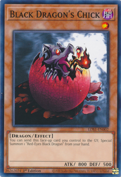 Black Dragon's Chick [LDS1-EN002] Common | Chromatic Games