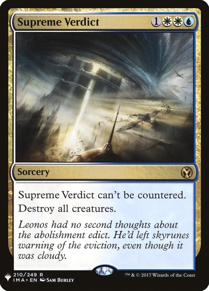 Supreme Verdict [Mystery Booster] | Chromatic Games