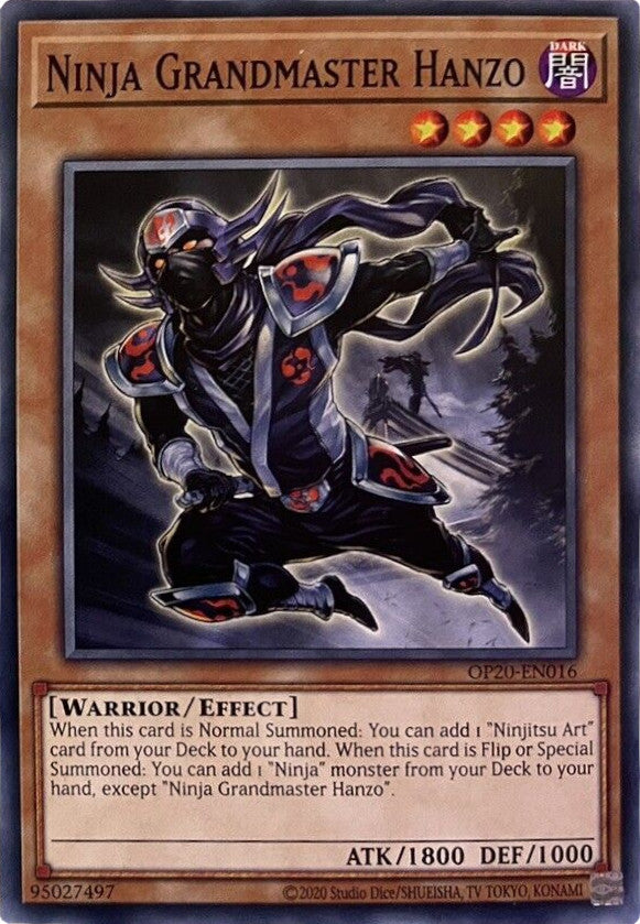 Ninja Grandmaster Hanzo [OP20-EN016] Common | Chromatic Games