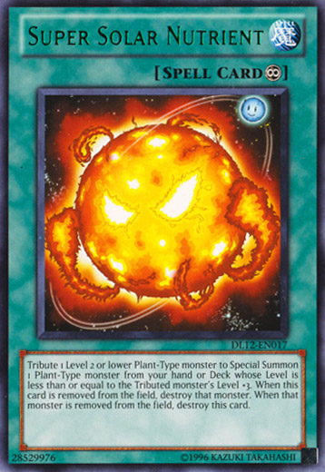 Super Solar Nutrient (Green) [DL12-EN017] Rare | Chromatic Games