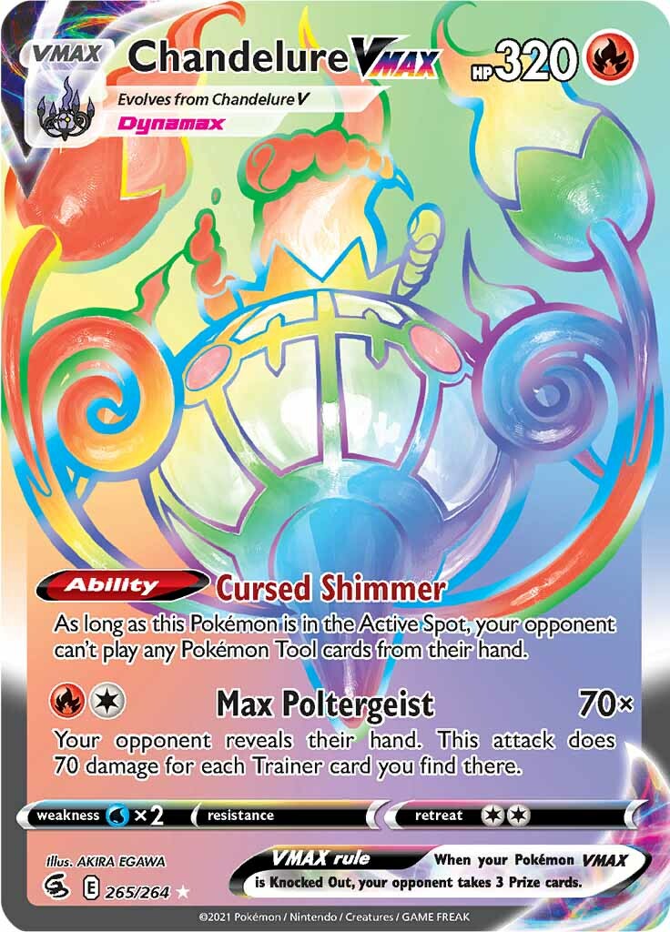 Chandelure VMAX (265/264) [Sword & Shield: Fusion Strike] | Chromatic Games