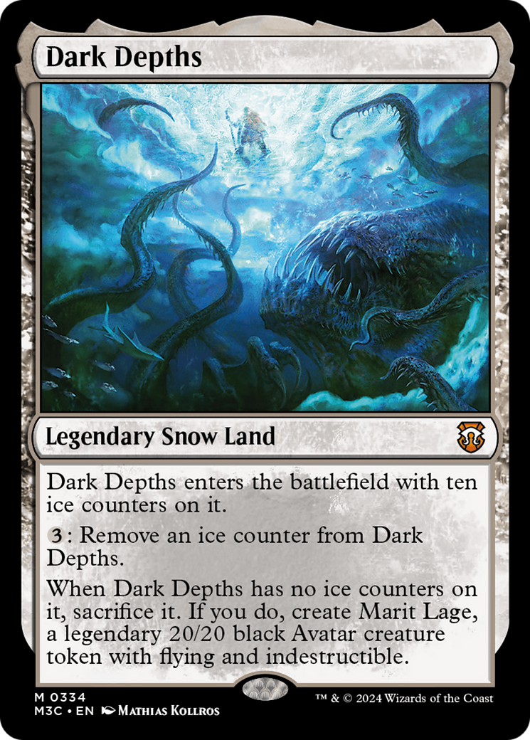 Dark Depths (Ripple Foil) [Modern Horizons 3 Commander] | Chromatic Games