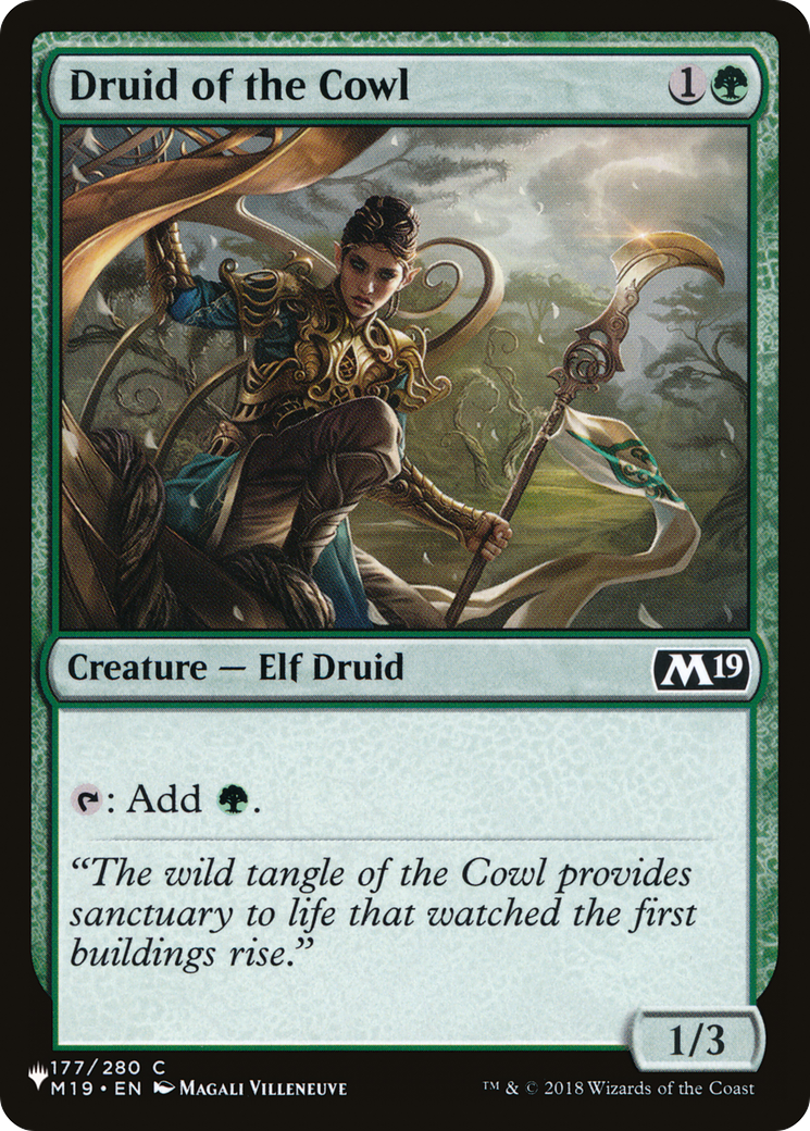 Druid of the Cowl [The List] | Chromatic Games