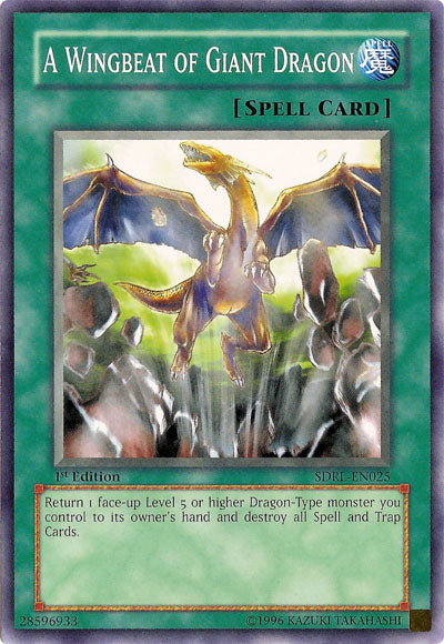 A Wingbeat of Giant Dragon [SDRL-EN025] Common | Chromatic Games