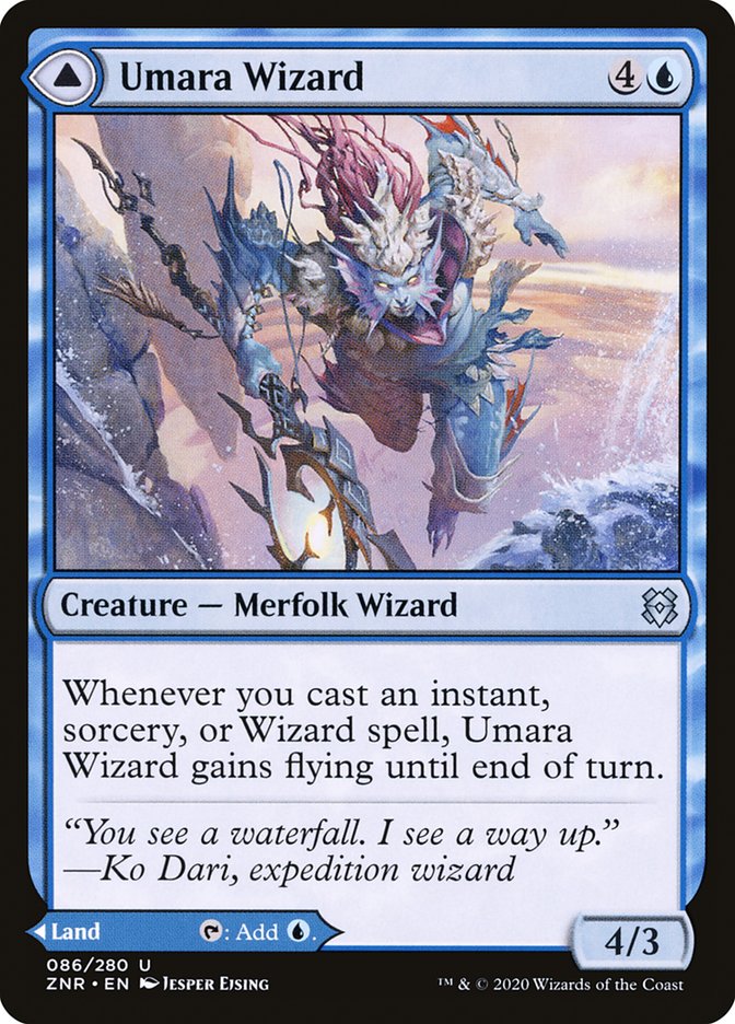 Umara Wizard // Umara Skyfalls 86/280 (Zendikar Rising)  | Chromatic Games