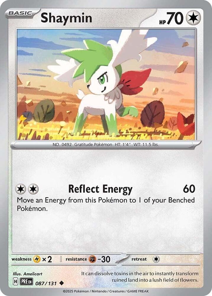 Shaymin (087/131) [Scarlet & Violet: Prismatic Evolutions] | Chromatic Games