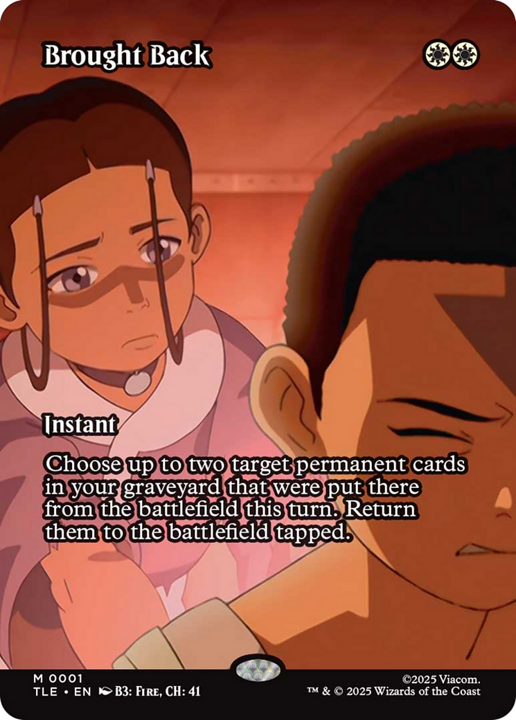 Brought Back (Borderless) [Avatar: The Last Airbender: Eternal-Legal] | Chromatic Games